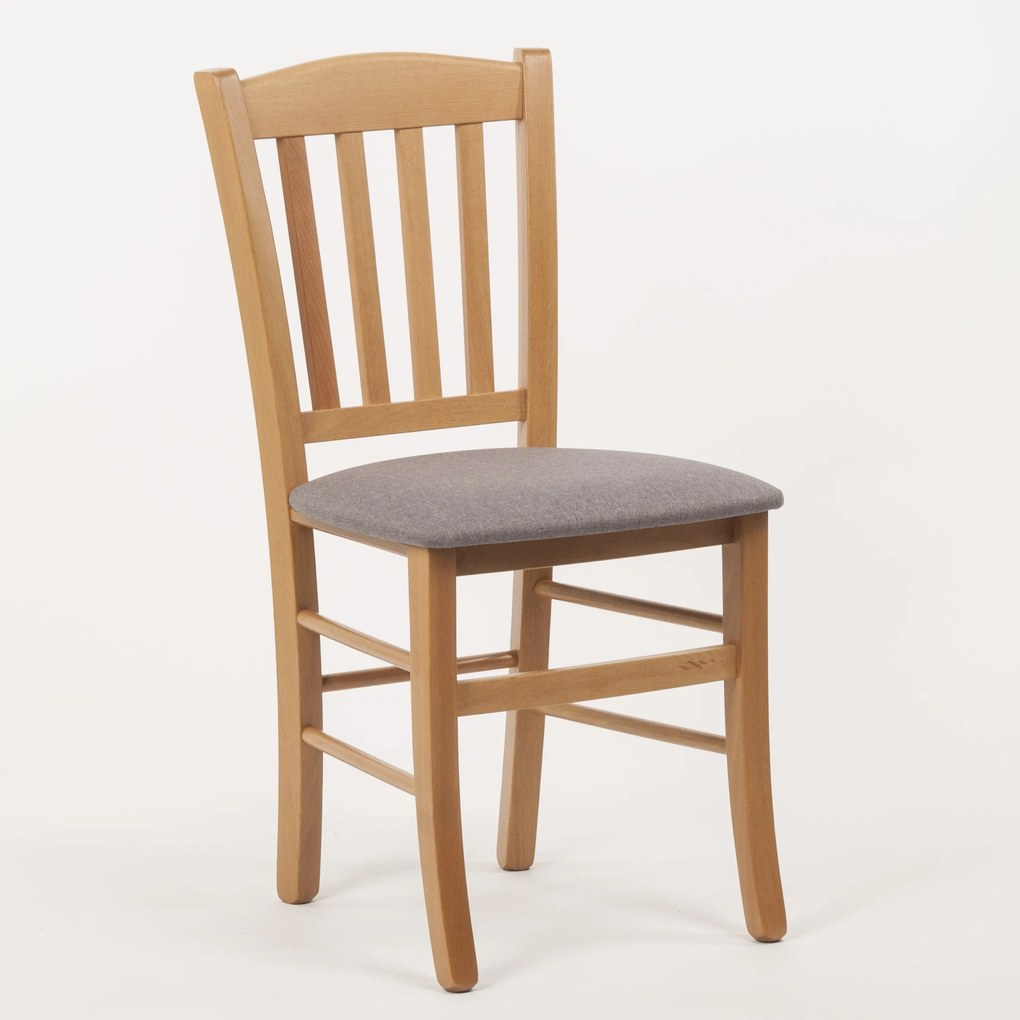 Stima Stolička VENETA s čalúneným sedákom Vyberte odtieň ->: Dub, Vyberte látku ->: LUX Terracotta 10