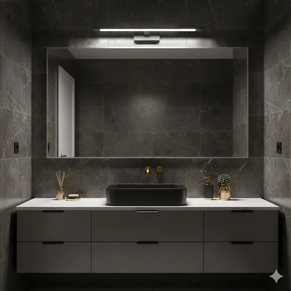 Nástenné LED svietidlo Klimt, 1x LED 12w, 3000-6000k, (60 cm), b