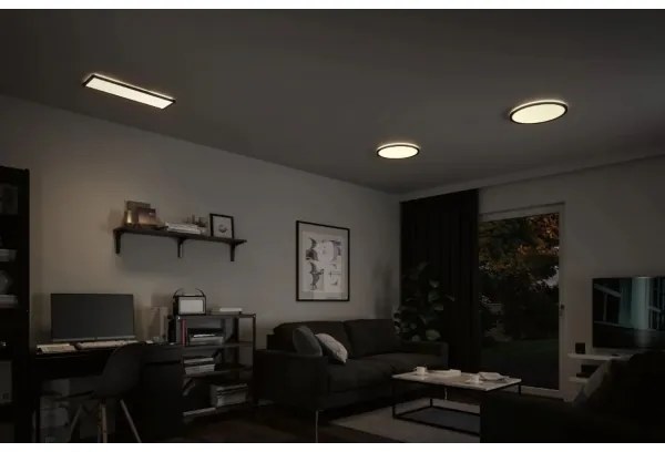 Paulmann 71016 - LED/22W Stmievateľný panel ATRIA 230V 4000K čierna