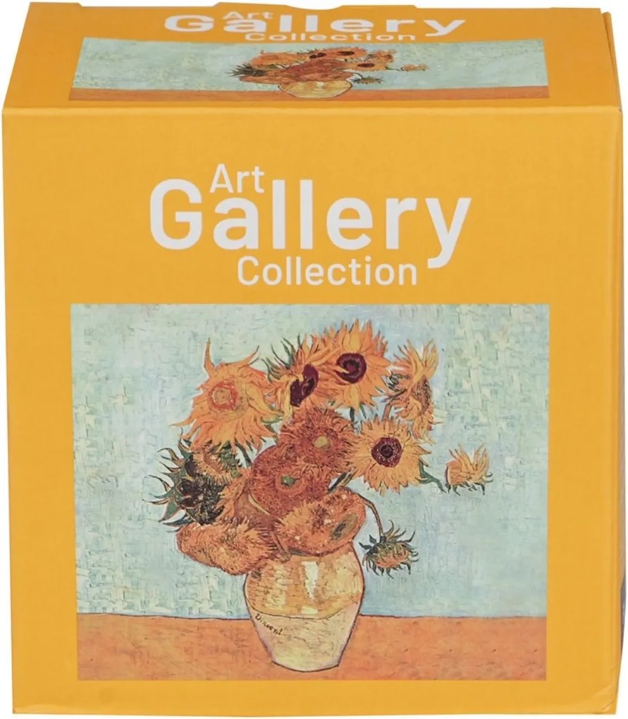 Porcelánový hrnček s lyžičkou Van Gogh Sunflowers 360 ml