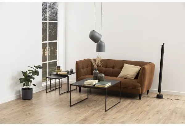 Sada konferenčných stolíkov ALMA 2 ks antracit