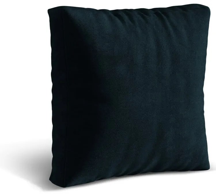 Tmavomodrý vankúš k modulárnej pohovke z textílie bouclé Martina – Micadoni Home