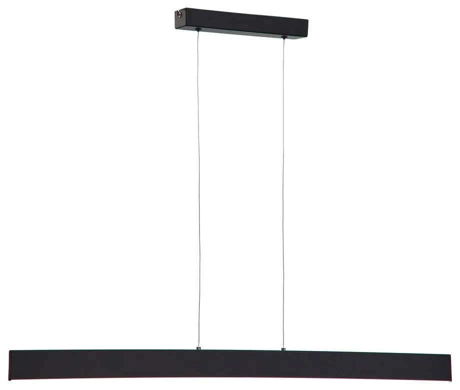 Matne čierne LED stropné svietidlo 5.5x101 cm Boadella – Kave Home