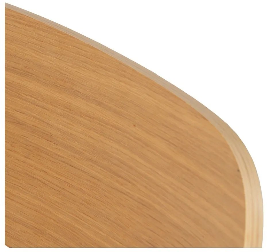 Jedálenská stolička v modrej a prírodnej farbe v súprave 4 ks Moe – Ixia