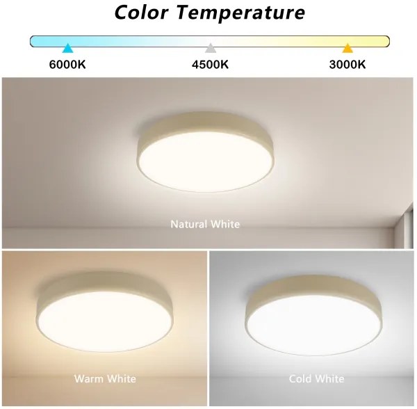 Brilagi - stmievateľné LED svietidlo POOL LED/36W/230V 3000-6000K priemer 30 cm béžové + diaľkové ovládanie