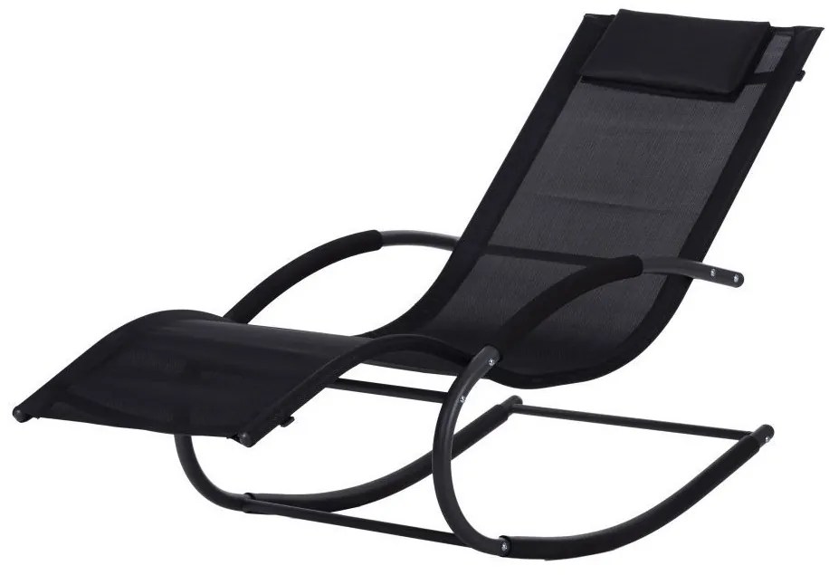 ZÁHRADNÉ HOJDACIE LEHÁTKO KENY ČIERNE