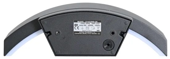 Brilagi - LED vonkajšie nástenné svietidlo so senzorom ARCELO LED/8W/230V IP54