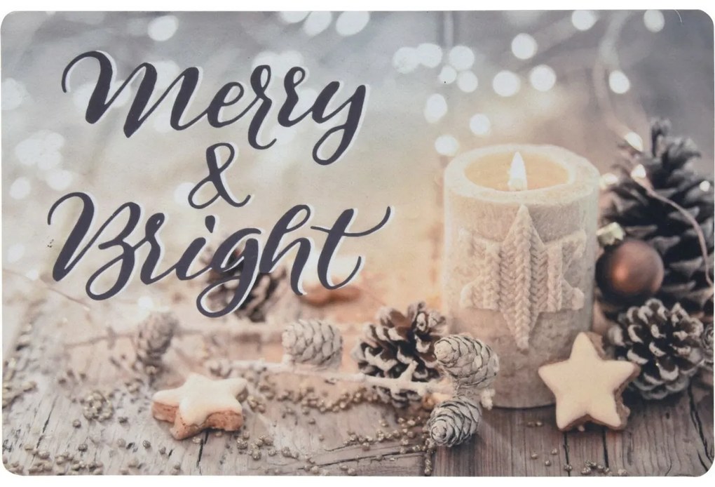 Rohožka Merry & Bright, 38 x 58 cm