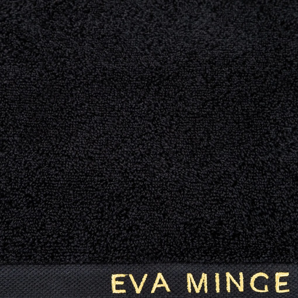 FROTÉ UTERÁK EVA MINGE VENUS SADA 6KS 50X90 CM ČIERNA