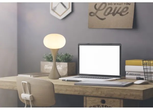 Globo 21027SA - Stolná lampa LULA 1xE14/25W/230V béžová