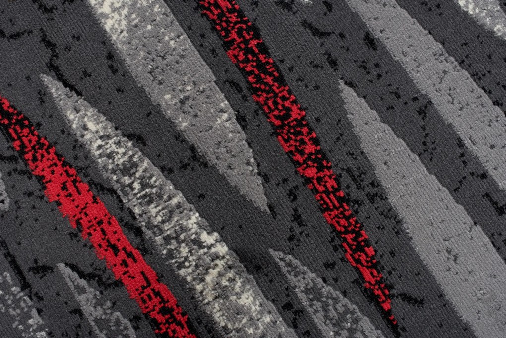 TA Koberec D320B DARK GRAY CHEAP PP CRM Sivý Obdĺžnikový Rozmer: 100x200 cm
