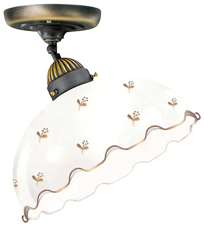 Kolarz 731.10.161-Prisadený luster NONNA 1xE27/75W/230V, priemer 30 cm, kvetinový dizajn, ružové zlato