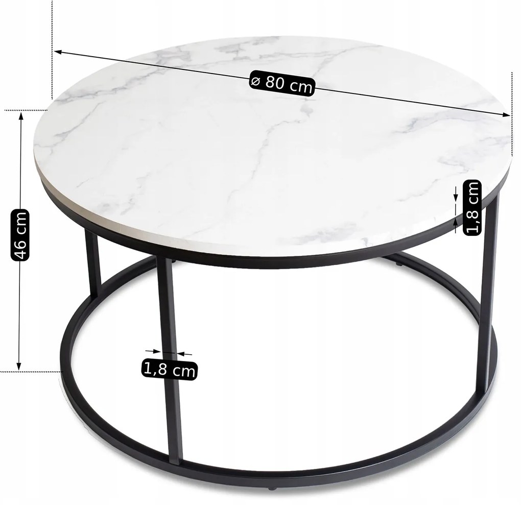 PROXIMA.store - Dizajnový konferenčný stolík CONNY MAX