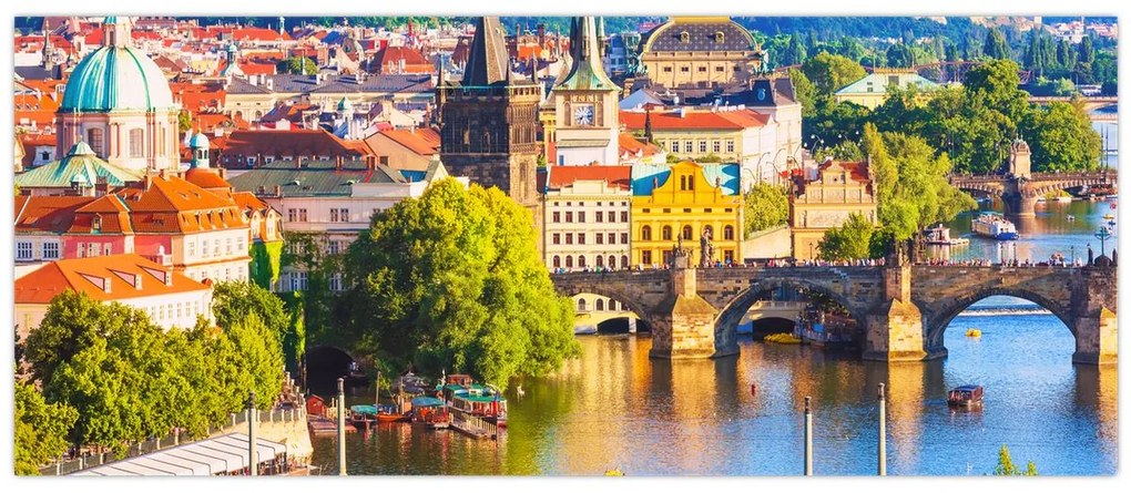 Obraz - Praha (120x50 cm)