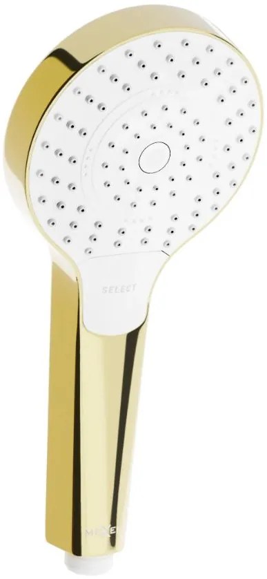 Mexen príslušenstvo - ručný sprchový set Oval R-05, 3-funkcie, zlatá, 785056052-50