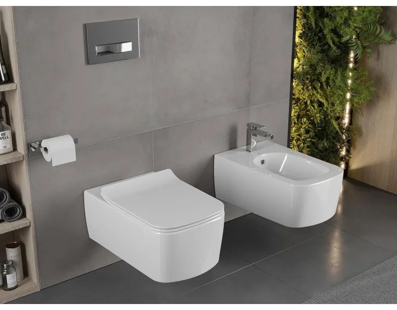 Mexen NEW YORK, závesný bidet, 55 x 35 cm, biela, 35115500