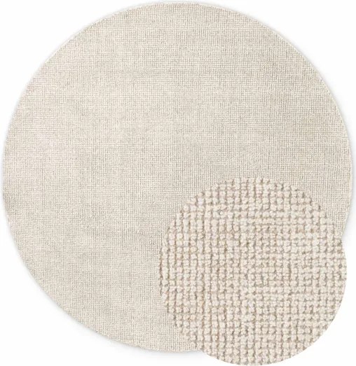 Koberec Ted Baker Greenwich naturálny / biely kruh