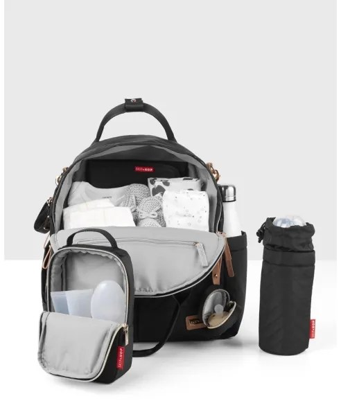 Skip Hop - 6v1 prebaľovací batoh na kočík SUITE SET čierny