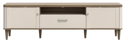 Televízny stolík VIRO hnedá/béžová