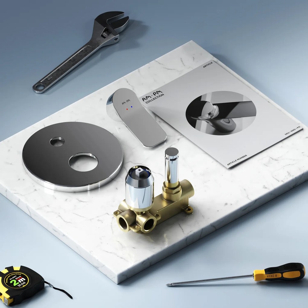 Vstavaná batéria AM.PM X-Joy FXA45000 jednopáková, chróm