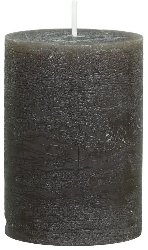 Kávová široká sviečka Macon Rustic coffee - Ø 7*10cm/ 40h