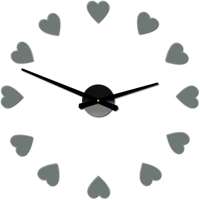 Veľké nástenné hodiny s motívom srdca I SENTOP 12S051 Wall clock HEU-