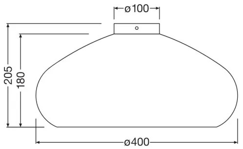 Ledvance - Stropné svietidlo DECOR CARDBOARD 1xE27/15W/230V pr. 40 cm