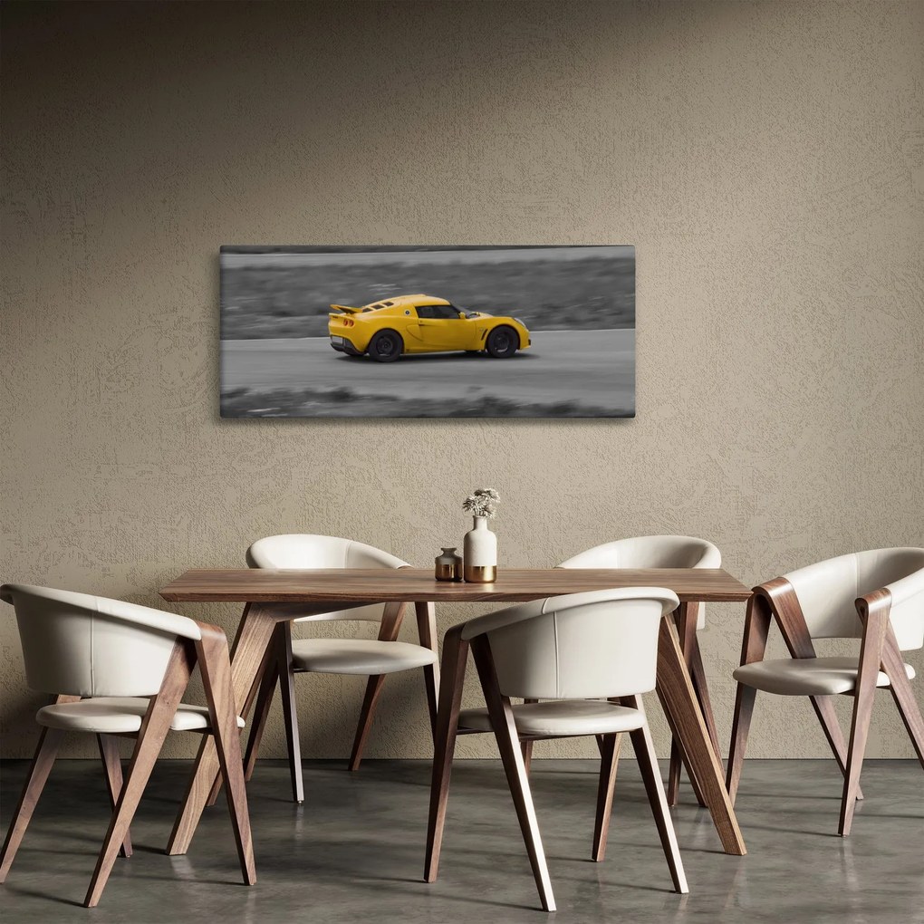 Obraz - Rýchle auto (120x50 cm)
