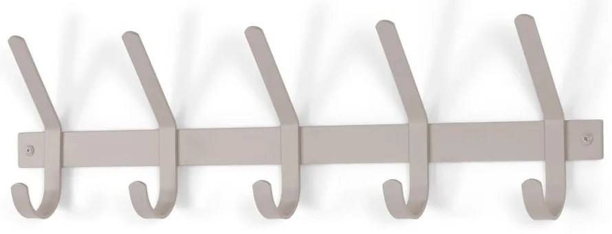 Sivo-béžový kovový nástenný vešiak Dexter – Spinder Design