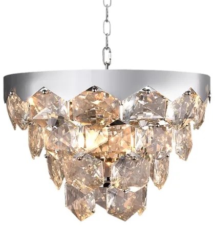 Krištáľový luster na reťazi GRACE 6xE14/40W/230V