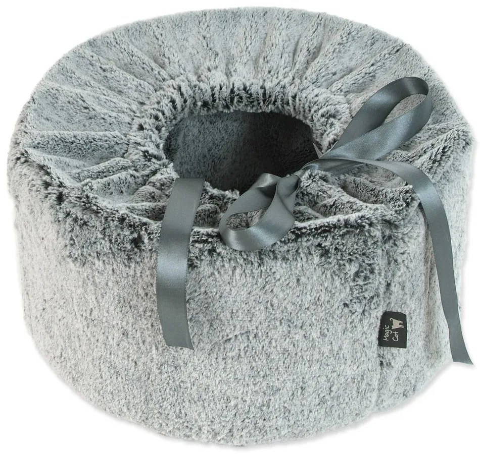Sivý pelech pre mačku ø 58 cm Magic Cat – Plaček Pet Products