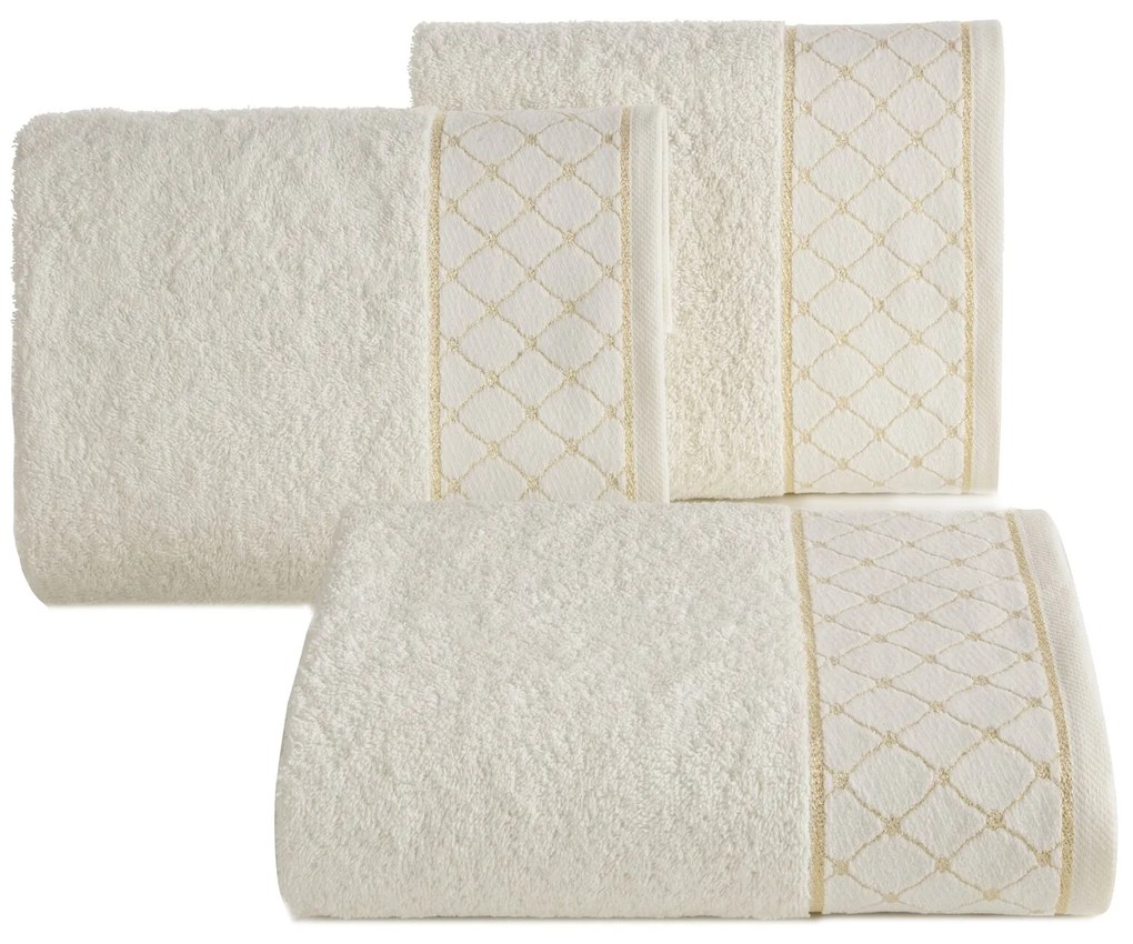FROTÉ UTERÁK MARTHA SADA 6KS 50X90 CM KRÉMOVÁ