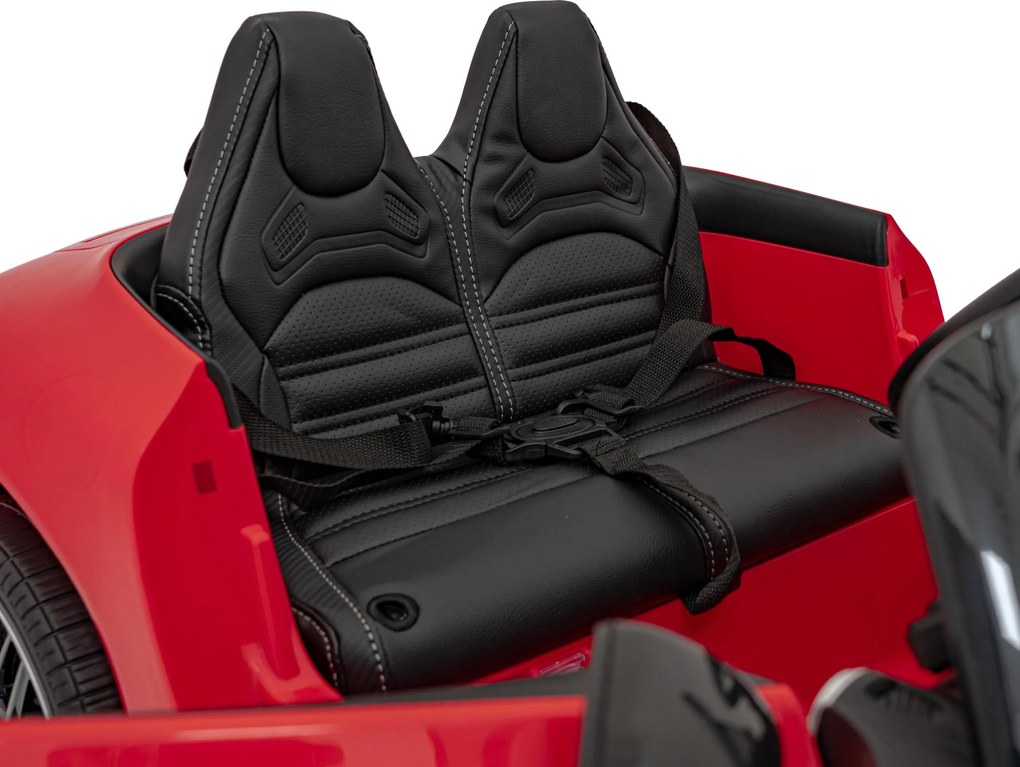 Ramiz Detské elektrické auto Mercedes Benz AMG SL63 Červené