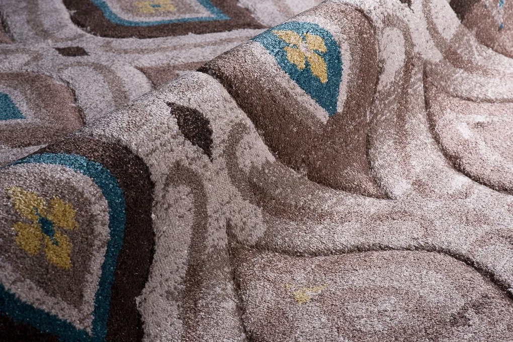 TA Koberec H109A DARK BEIGE SUMATRA rezbárstvo Rozmer: 140x190 cm