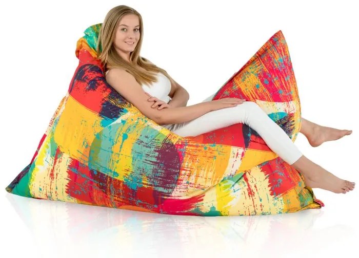 Dizajnový farebný sedací vak Fresh – XL/XXL Veľkosť: XL