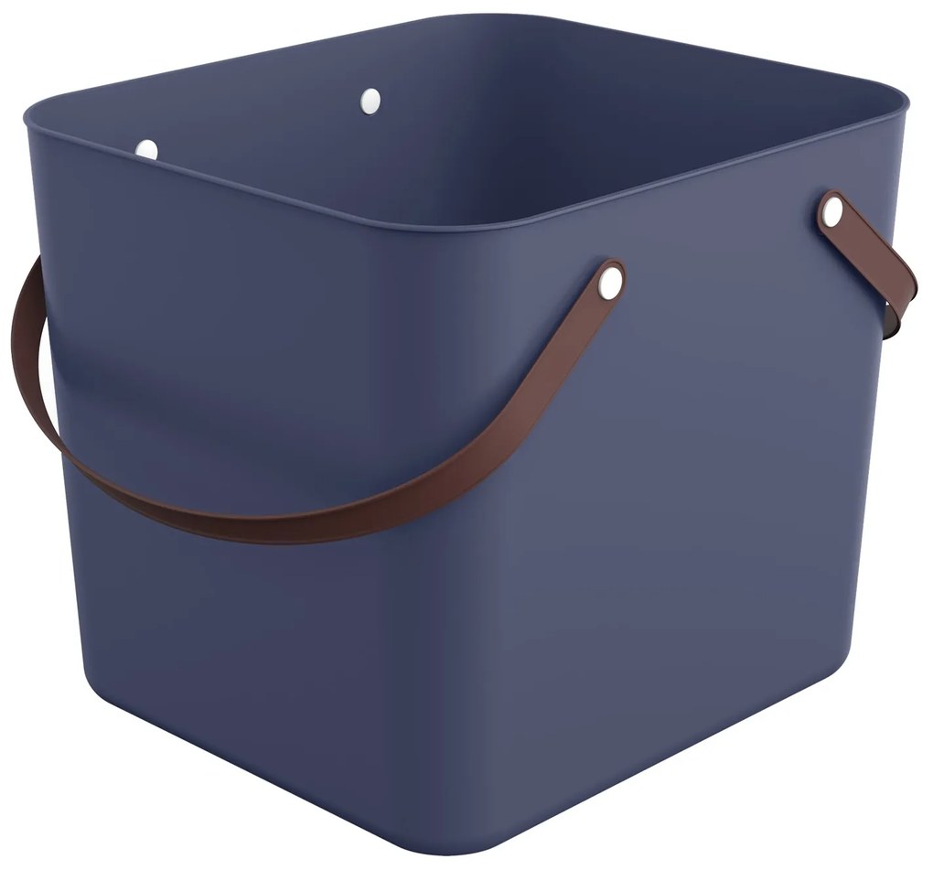 Nákupná taška, kabelka, plastová MULTIBAG, tmavomodrá, 40 l
