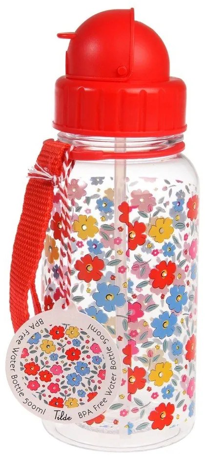 Červená tritanová detská fľaša 500 ml Tilde – Rex London