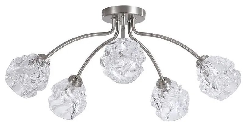 Searchlight 11525-5SN - Prisadený luster ASTRAL 5xG9/33W/230V matný chróm