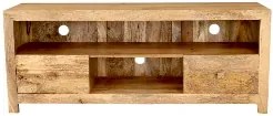 furniture-nabytek.cz - Dřevěný stolek pod tv 150x60x45 z masivu mango