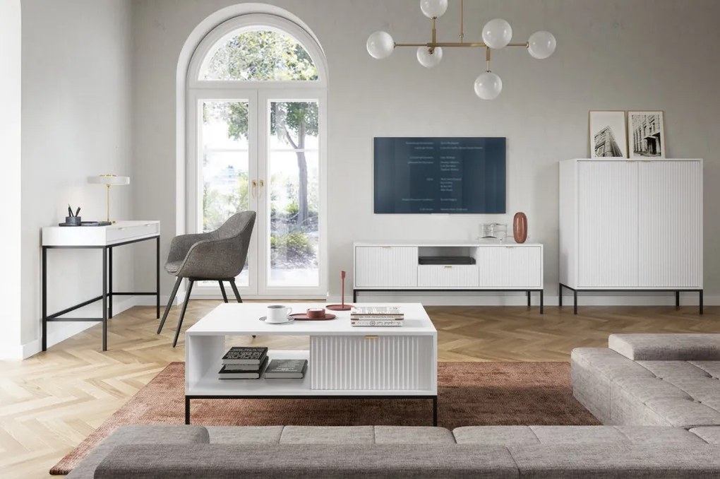 TV skrinka Nova, biela