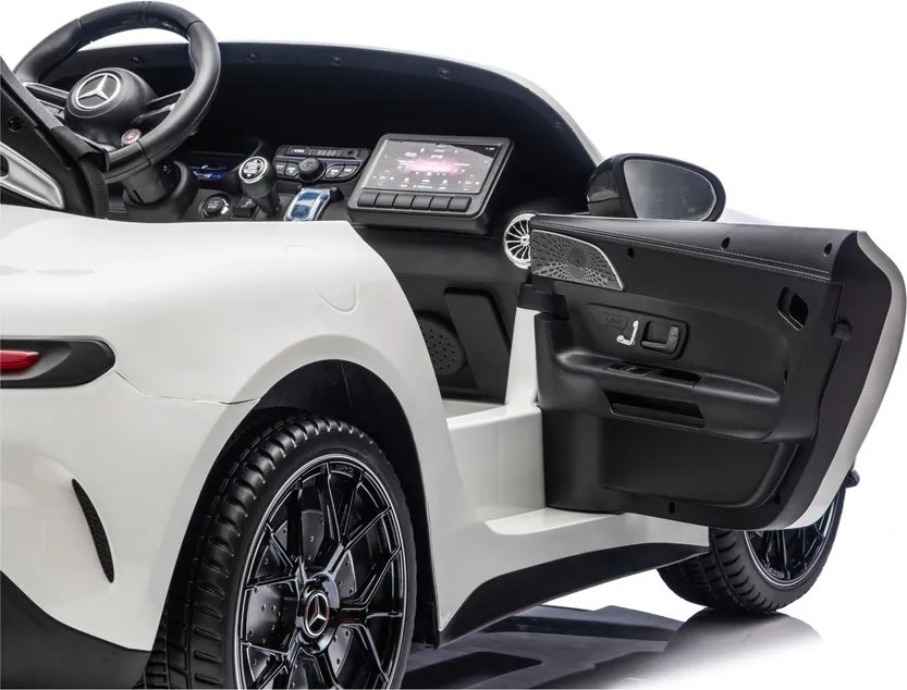 LEAN CARS Elektrické autíčko Mercedes GT63 AMG DK-GT63 24V LCD biele