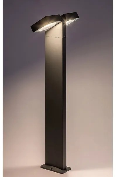Rabalux 77102 - LED Vonkajšia lampa TELDE 2xLED/7W/230V IP54 antracit