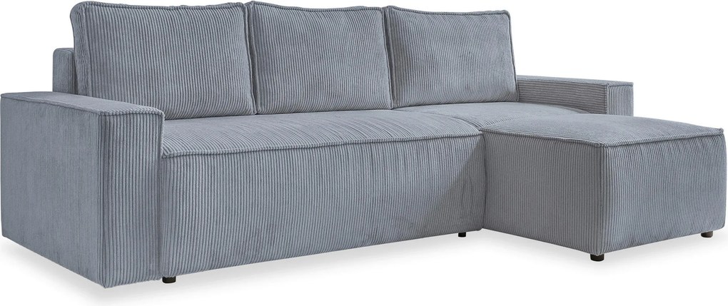 XXXLutz ROHOVÁ SEDAČKA, textil, svetlosivá MID.YOU - Sedačky - 001454005304
