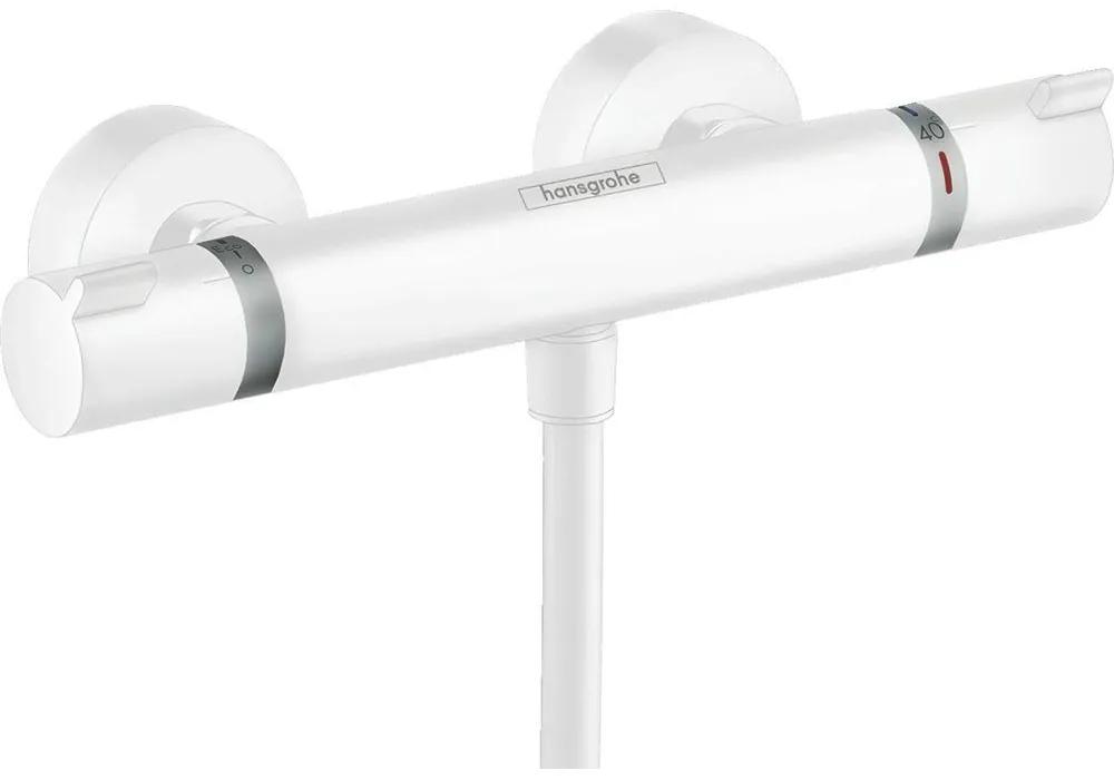 HANSGROHE Ecostat Comfort sprchový termostat na stenu, pre 1 spotrebič, matná biela, 13116700
