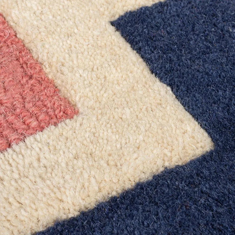 Ručne tkaný vlnený koberec 160x230 cm Retro Blocks – Flair Rugs