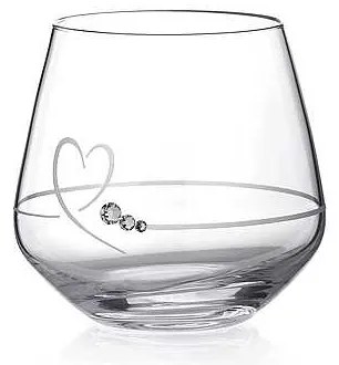 Diamante Krištáľový svietnik zdobený kryštálmi Swarovski