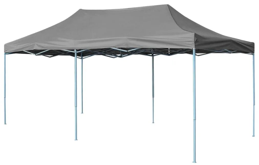 vidaXL Skladací párty stan 3x6 m antracitový