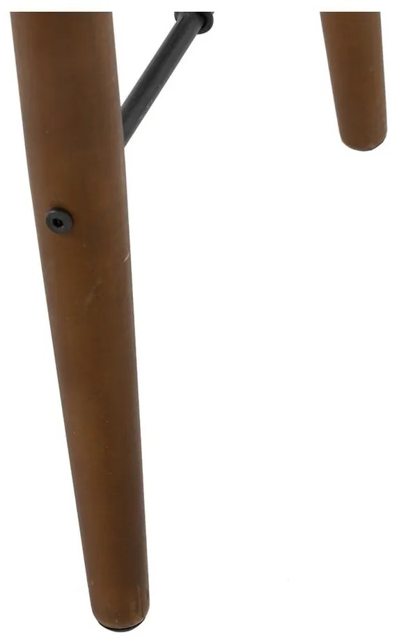 Čierny kovový konzolový stolík 38x120 cm Oslo – Ixia