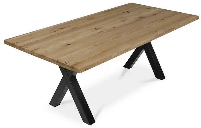 Autronic BONTEC Jedálenský stôl 200x100cm, masív, dub, DS-X200 DUB Farba: Prírodné