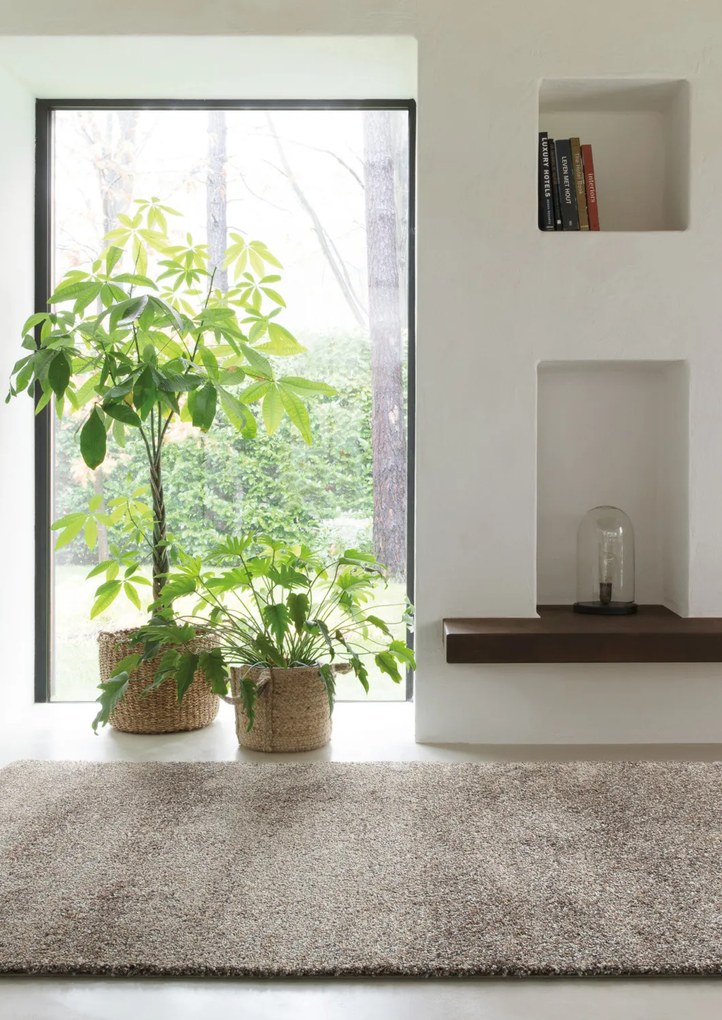 Osta, Kusový koberec Lana 0301 910, 135x200, hnedá, obývacia izba